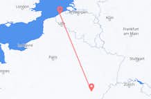 Flyrejser fra Dole, Frankrig til Ostend, Belgien