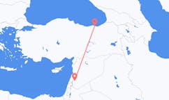 Flyrejser fra Damaskus til Trabzon
