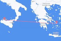 Flyreiser fra Palermo, Italia til Mykonos, Hellas