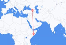 Flyreiser fra Mogadishu, Somalia til Van, Tyrkia