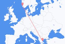 Vuelos de Stavanger, Noruega a Volos, Grecia
