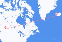 Flyreiser fra Calgary, til Reykjavík