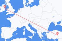 Flyreiser fra Kayseri, Tyrkia til Dublin, Irland
