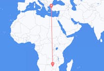 Flyreiser fra Bulawayo, Zimbabwe til Izmir, Tyrkia