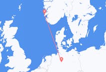 ノルウェーのから ハウゲスン、ドイツのへ ハノーファーフライト