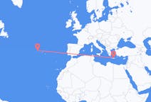 Flights from Corvo Island, Portugal to Heraklion, Greece