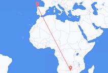 Flyrejser fra Victoria Falls, Zimbabwe til La Coruña, Spanien