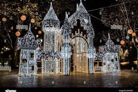 Tour Privado de Tuk Tuk pelas Luzes de Natal em Lisboa