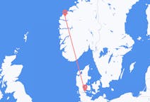 Flights from Volda, Norway to Sønderborg, Denmark