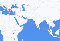 Flyreiser fra Siborong-Borong, Indonesia til Karpathos, Hellas