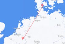 Flyg från Liège till Sønderborg