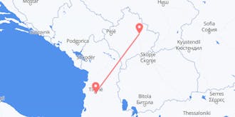 Flights from Kosovo to Albania