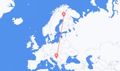 Loty z Tuzla, Bośnia i Hercegowina do Rovaniemi, Finlandia