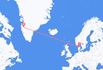 Flights from Kangerlussuaq to Aalborg