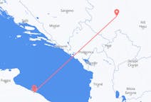 Flyreiser fra Kraljevo, Serbia til Bari, Italia