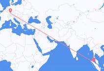 Flyrejser fra Medan, Indonesien til Stuttgart, Tyskland