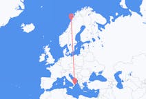 Flights from Crotone, Italy to Bodø, Norway