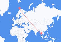 Flyg från Krabi, Thailand till Tromsø, Norge