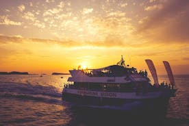  Sunset Beach Hopping Cruise, Cala Comte ja Cala Bassa, SUP ja snorklaus