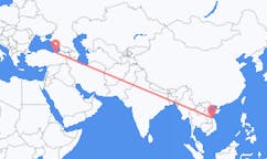 Loty z Hue, Wietnam do Trabzonu, Turcja