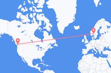Flyg från Vancouver till Oslo