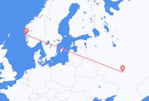 Fly fra Tambov til Bergen