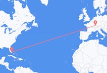 Flights from Miami, the United States to Basel, Switzerland