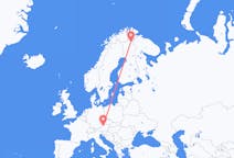 Voli from Linz, Austria to Ivalo, Finlandia