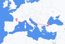 Flyg från Toulouse, Frankrike till Istanbul, Turkiet