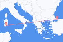 Flights from from Cagliari to Istanbul