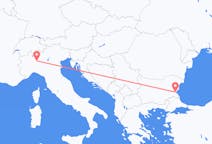 Flyrejser fra Burgas, Bulgarien til Milano, Italien