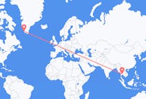 Flyreiser fra Bangkok, Thailand til Paamiut, Grønland