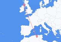 Flyrejser fra Biskra, Algeriet til Belfast, Nordirland