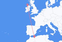 Flights from Oujda, Morocco to Donegal, Ireland