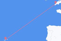 Flights from São Jorge Island, Portugal to Newquay, the United Kingdom
