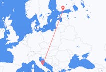 Flyreiser fra Pescara, Italia til Helsingfors, Finland