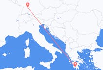出发地 希腊出发地 卡拉马塔目的地 德国斯图加特的航班