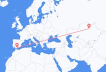 Flyrejser fra Nur-Sultan til Malaga