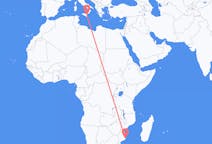 Flights from Inhambane, Mozambique to Catania, Italy