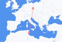 Vols de Djerba, Tunisie pour Prague, Tchéquie