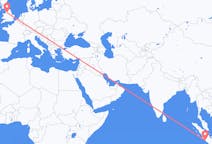 印度尼西亚出发地 明古魯市飞往印度尼西亚目的地 曼徹斯特的航班