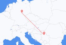Lennot Belgradista, Serbia Erfurtiin, Saksa