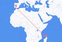 Flights from Nosy Be, Madagascar to Seville, Spain
