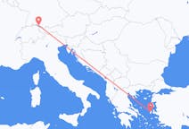 Flights from Chios, Greece to Friedrichshafen, Germany
