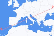Vluchten van Funchal, Portugal naar Charkov, Oekraïne
