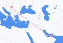 Lennot Al Ainilta, Yhdistyneet arabiemiirikunnat Belgradiin, Serbia