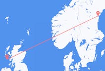 Fly fra Sundsvall til Tiree