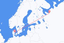 Vols depuis la ville d'Arkhangelsk vers la ville d'Aarhus