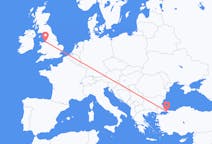 Flights from Istanbul in Turkey to Liverpool in England