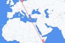 Flights from Mogadishu to Berlin